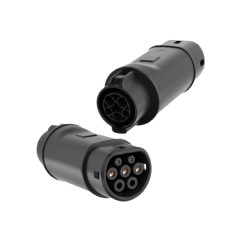 Type 1 to Type 2 Electric Vehicle Connector with Safety Certifications